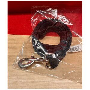 NEW BLACK 47" Dog Leash Small & Medium-sized Pet Strap Heavy-Duty Fabric ~1" wid
